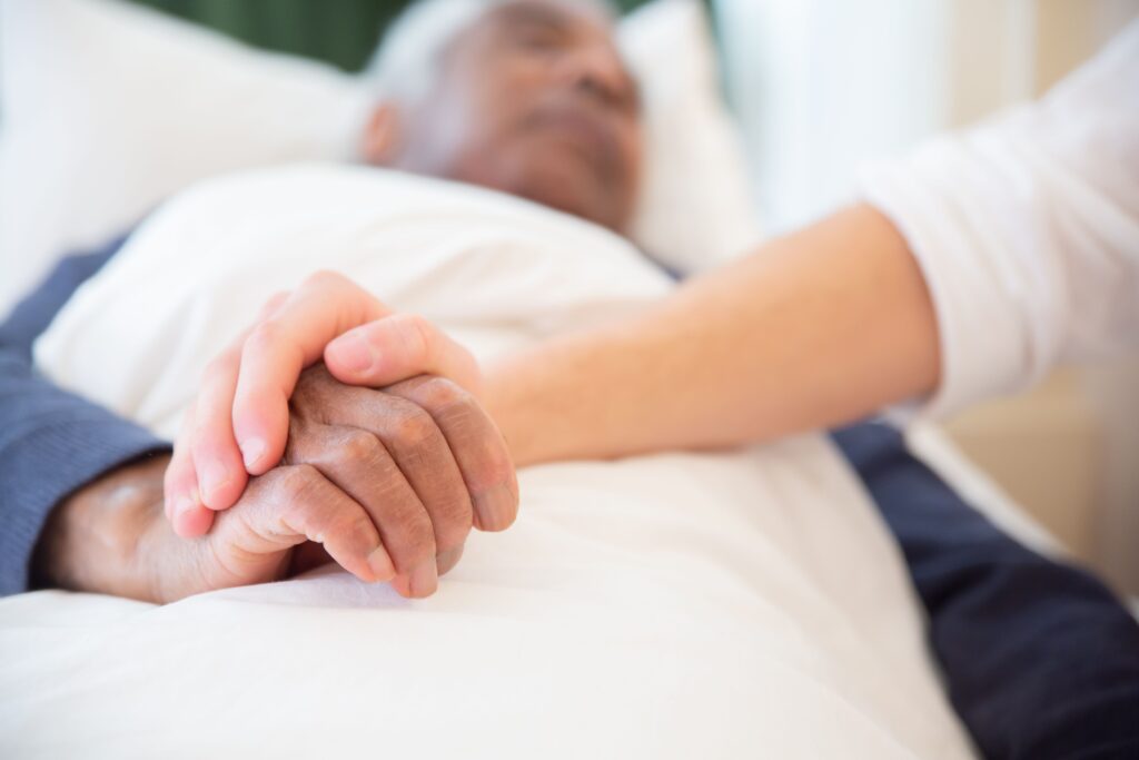 Personal Support Worker providing care in a long-term care home