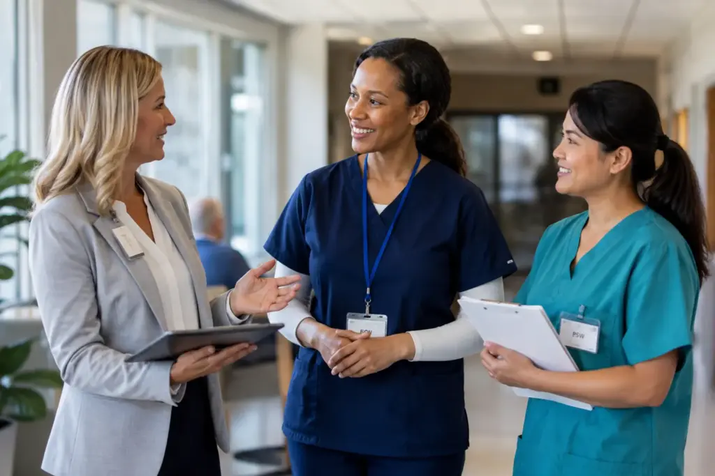 Healthcare staffing professionals in Ontario